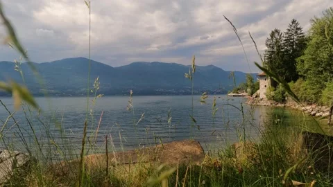 Lake and mountains Stock Footage 201676308