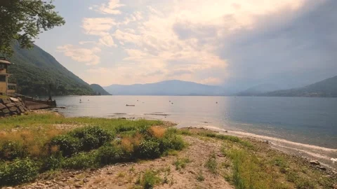 Lake and mountains Stock Footage 203763262