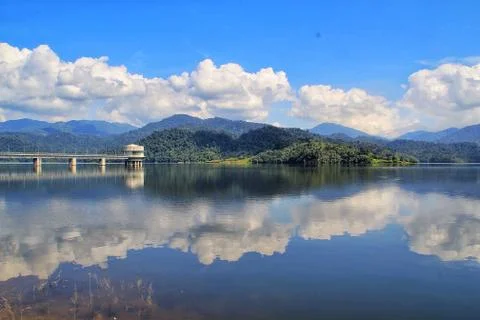 Lake and The Reflection Foto stock