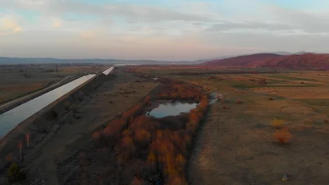 Lake and river 스톡 동영상 121171509