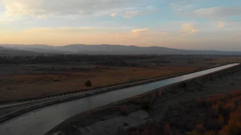 Lake and river 스톡 동영상 121171668