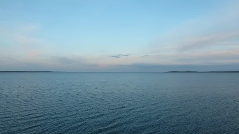 Lake and the sky Video stock 115054734