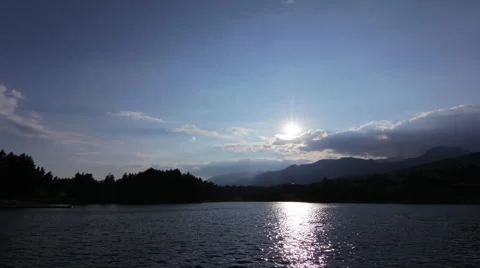 Lake and sunset Stock Footage 41502278
