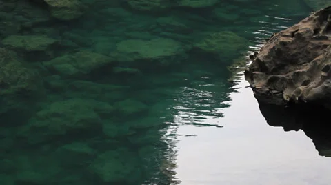 Lake and valley Stock Footage 31537357