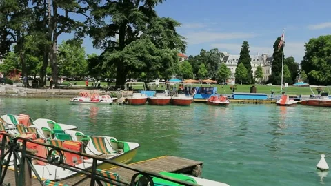 Lake Annecy Stock Footage 136951395