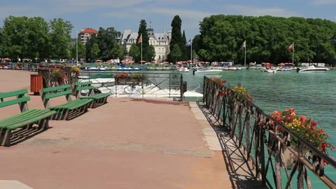Lake Annecy Stock Footage 136952002