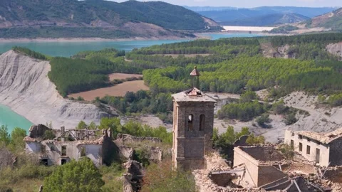 Lake Aragon, Spain Stock Footage 251640427