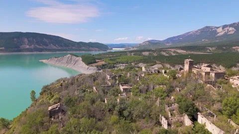 Lake Aragon, Spain Stock Footage 251640456