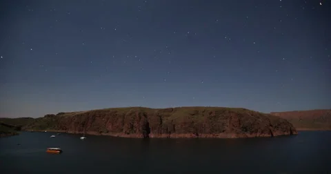 Lake Argyle Night Timelapse Stock Footage 46379777