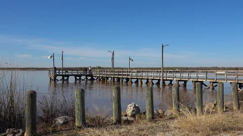 Lake Arowhead State Park in Texas. Stock Footage 120190331