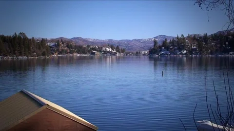 Lake Arrowhead-18 Stock Footage 982597
