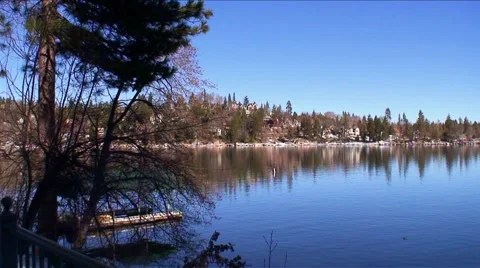 Lake Arrowhead-28 Stock Footage 982621