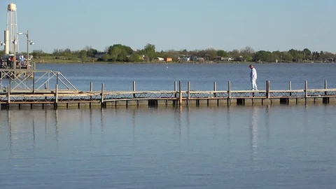 Lake Arrowhead State Park  Texas. Stock Footage 88877177