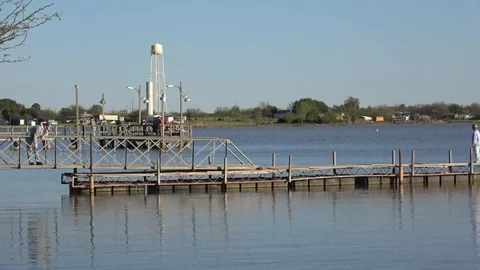 Lake Arrowhead State Park  Texas. Stock Footage 88877224