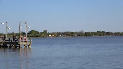 Lake Arrowhead State Park  Texas. Stock Footage 88877504
