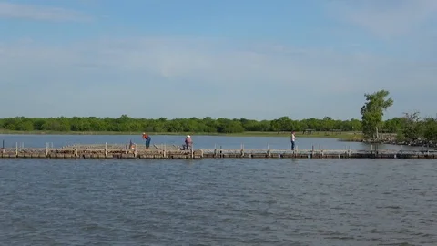 Lake Arrowhead State Park  Texas. Stock Footage 89632503