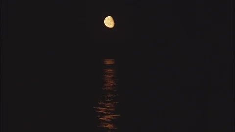 Lake Baikal. moon 24 Stock Footage 104401989