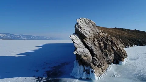 Lake Baikal. mountains 11 Stock Footage 104403281