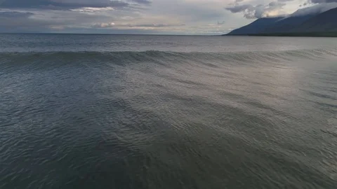 Lake Baikal. mountains. clouds 4 Stock Footage 104402075