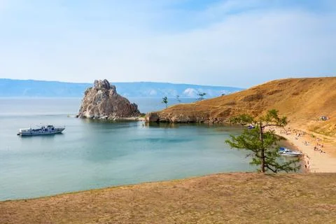 Lake Baikal in Siberia Stock Photos