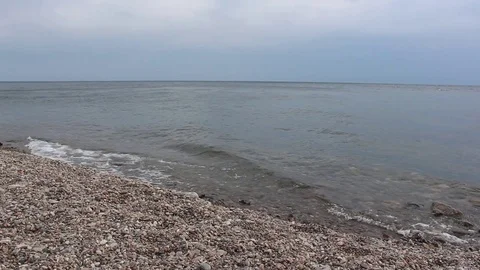 Lake Baikal in the spring Stock Footage 73659811