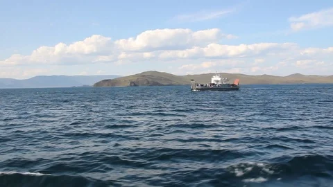 Lake Baikal in the summer 5 Stock Footage 88539441
