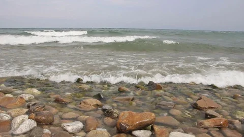 Lake Baikal in the summer 7 Stock Footage 88539587