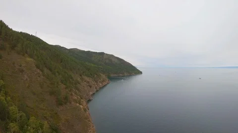 Lake Baikal view Stock Footage 122644727