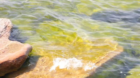 Lake Baikal, water, rocks, stones Stock Footage 59765523