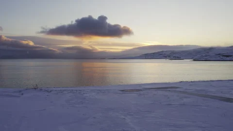 Lake Baikal in winter Stock Footage 249391162