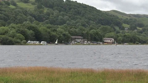 Lake Bala Stock Footage 79543237
