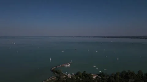 Lake Balaton Video stock 252078032