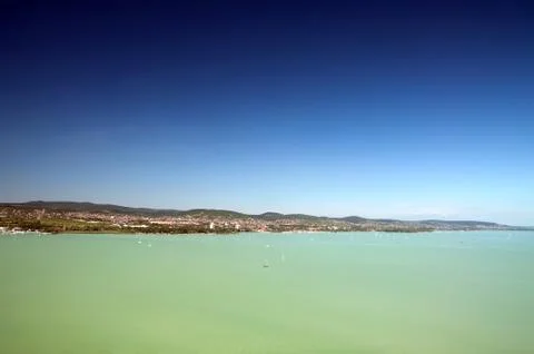 Lake balaton Foto stock