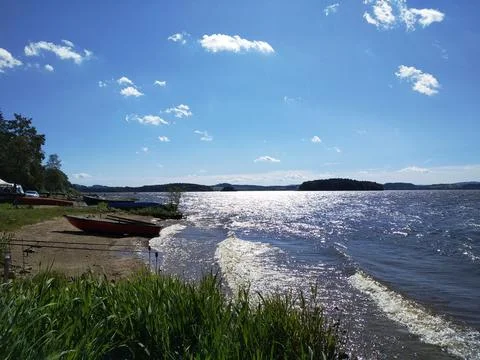 Lake beach 写真素材