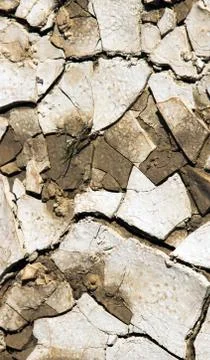 Lake bed drying up due to drought Stock-Fotos