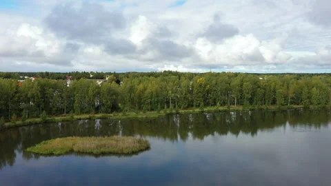 The Lake Beside The Town Stock Footage 220626536