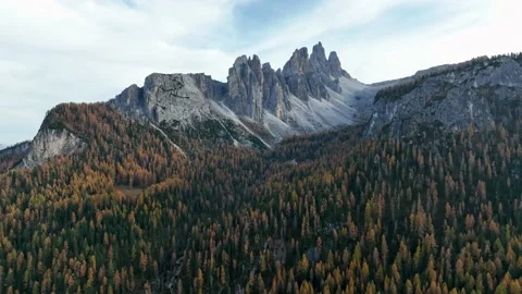 Lake between mountains on a cloudy day. Stock Footage 227569285
