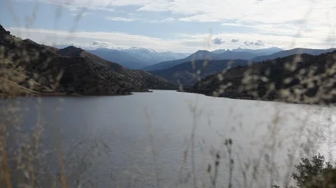Lake Between the Mountains Video stock 44265622