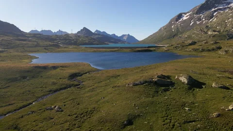 Lake Bianco by drone Stock Footage 236404991