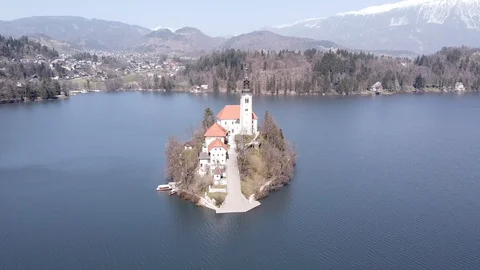 Lake Bled Vídeos de archivo 129686770