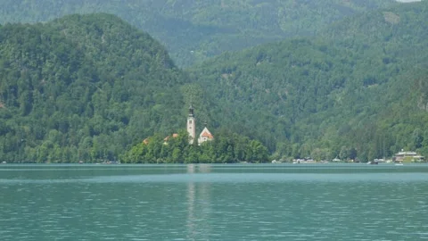 Lake Bled Video stock 249405442