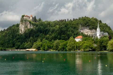 Lake bled 스톡 사진