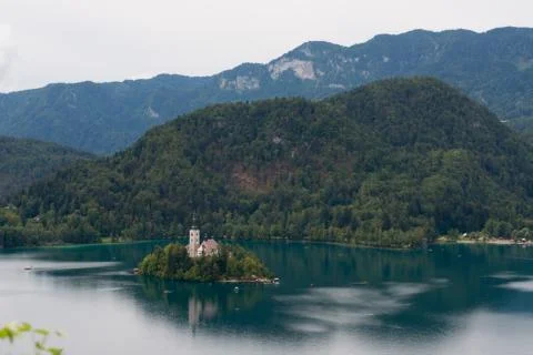 Lake Bled Fotos Stock