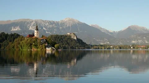 Lake Bled, Slovenia Stock Footage 12209681