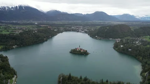 Lake Bled, Slovenia Video stock 303451553
