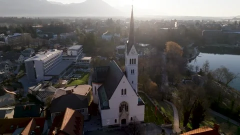 Lake Bled, Slovenia 库存影片 306633862