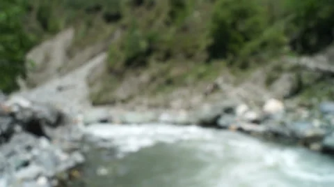 Lake Blur view for video backround Stock Footage 50091873