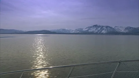 Lake from boat Video stock 986561