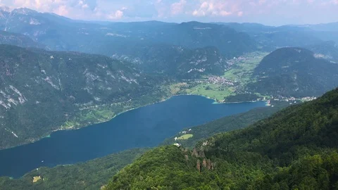Lake bohinj Video stock 112040563