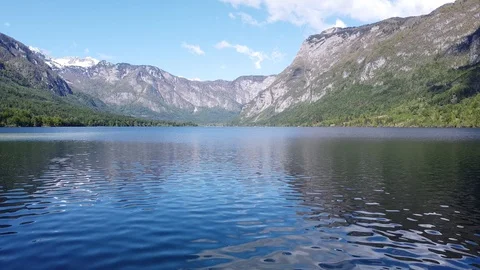 Lake Bohinj Vídeos de archivo 129685205